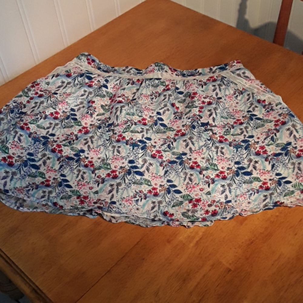 Lauren Conrad Floral Skirt